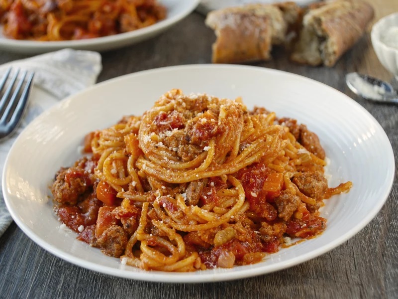 Tagliatelle With Bolognese Sauce Recipe - Just For Eat